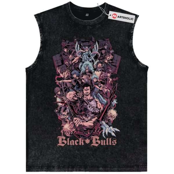 Black Bull - Black Clover Tank Top, Anime Tank Top, Vintage Tank Top