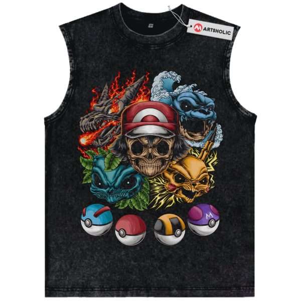 Pokemon Tank Top, Anime Tank Top, Vintage Tank Top