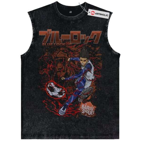 Shoei Baro Tank Top, Blue Lock Tank Top, Anime Tank Top, Vintage Tank Top