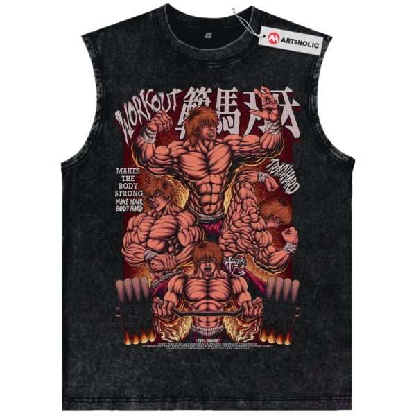 Baki Hanma Tank Top, Anime Tank Top, Vintage Tank Top