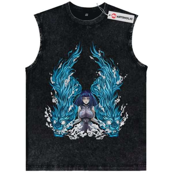 Hinata Hyuga Tank Top, Naruto Tank Top, Anime Tank Top, Vintage Tank Top