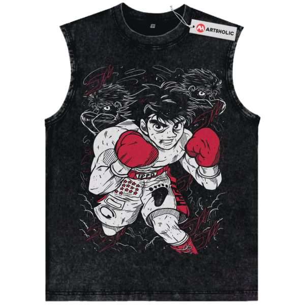 Ippo Makunouchi Tank Top, Hajime no Ippo Tank Top, Anime Tank Top, Vintage Tank Top