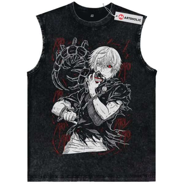 Ken Kaneki Tank Top, Tokyo Ghoul Tank Top, Anime Tank Top, Vintage Tank Top