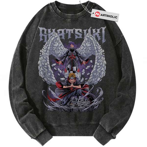 Konan Sweatshirt, Pain Sweatshirt, Nagato Uzumaki Sweatshirt, Naruto Sweatshirt, Anime Sweatshirt, Vintage Sweatshirt