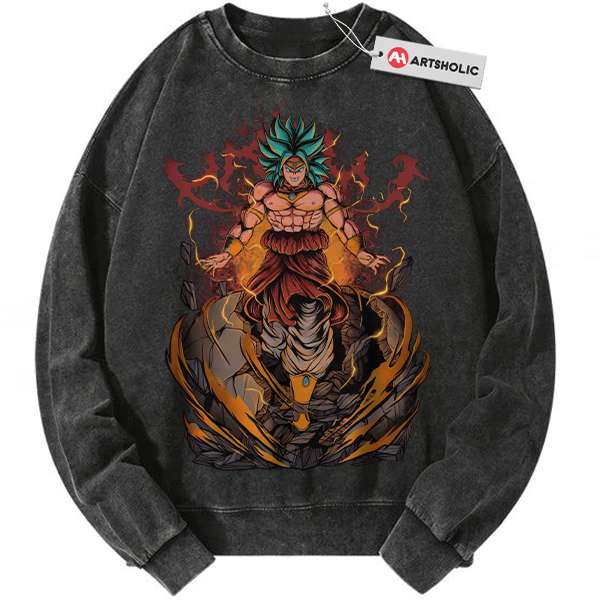 Broly Sweatshirt, Dragon Ball Sweatshirt, DBZ Sweatshirt, Anime Sweatshirt, Vintage Sweater