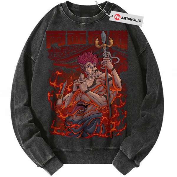 Ryomen Sukuna Sweatshirt, Jujutsu Kaisen Sweatshirt, Anime Sweatshirt, Vintage Sweatshirt