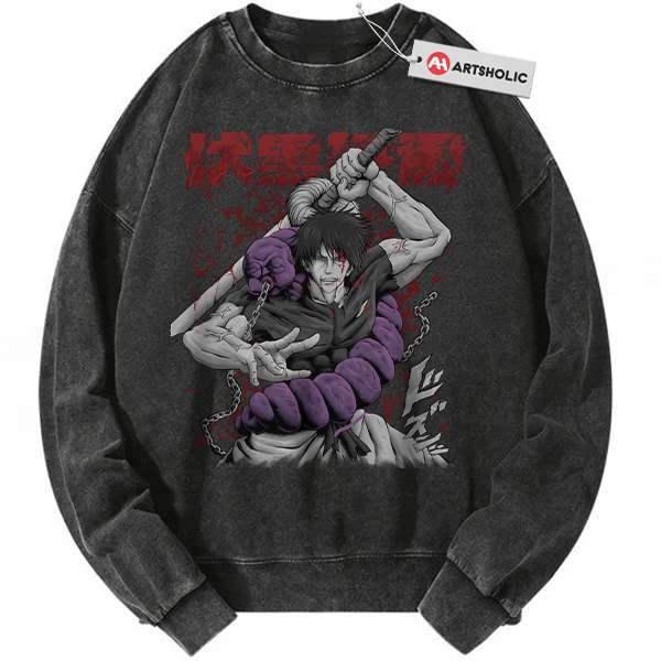 Toji Fushiguro Sweatshirt, Jujutsu Kaisen Sweatshirt, Anime Sweatshirt, Vintage Sweater