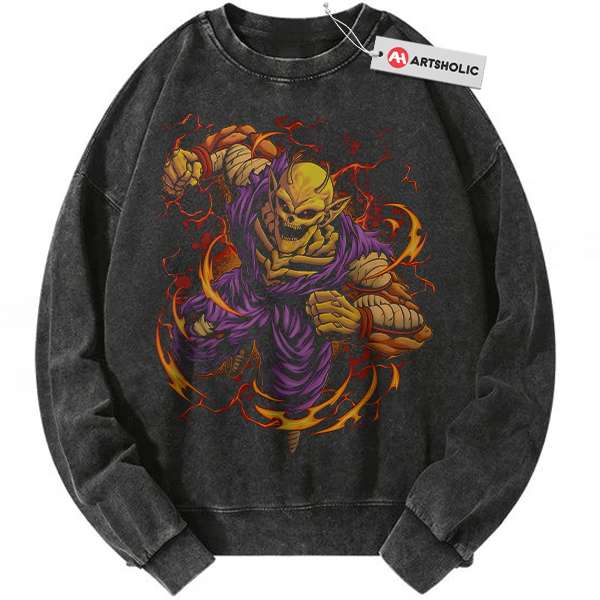 Skull Orange Piccolo Sweatshirt, Dragon Ball Sweatshirt, DBZ Sweatshirt, Anime Sweatshirt, Vintage Sweatshirt