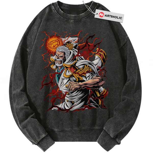 Monkey D Garp Sweatshirt, One Piece Sweatshirt, Anime Sweatshirt, Vintage Sweatshirt