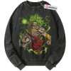 Skeleton Broly Sweatshirt, Dragon Ball Sweatshirt, DBZ Sweatshirt, Anime Sweatshirt, Vintage Sweater