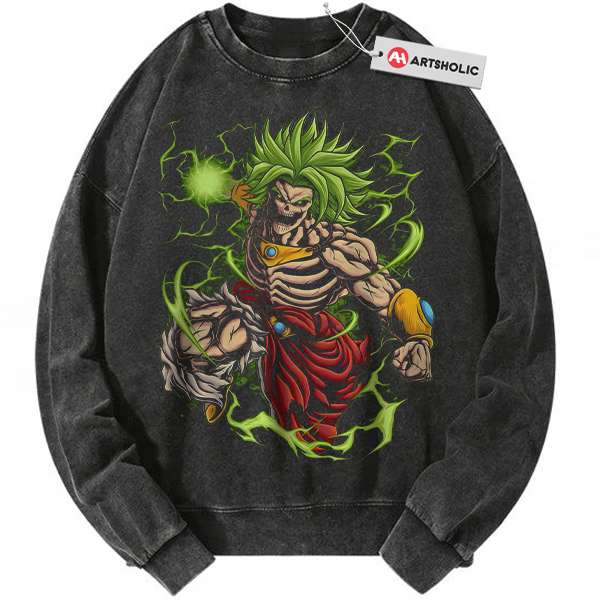 Skeleton Broly Sweatshirt, Dragon Ball Sweatshirt, DBZ Sweatshirt, Anime Sweatshirt, Vintage Sweater