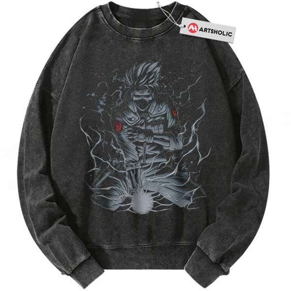 Kakashi Hatake Sweatshirt, Naruto Sweatshirt, Anime Sweatshirt, Vintage Sweatshirt