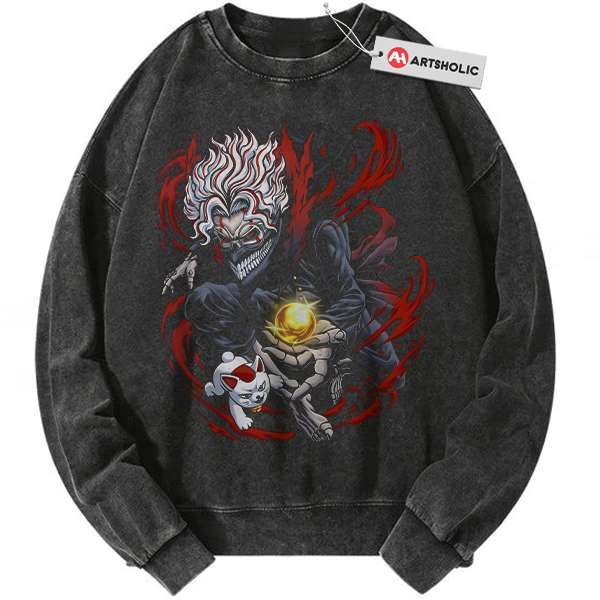 Okarun vs Turbo Granny Sweatshirt, Dandadan Sweatshirt, Anime Sweatshirt, Vintage Sweater