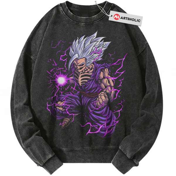 Skeleton Son Gohan Sweatshirt, Dragon Ball Sweatshirt, DBZ Sweatshirt, Anime Sweatshirt, Vintage Sweatshirt