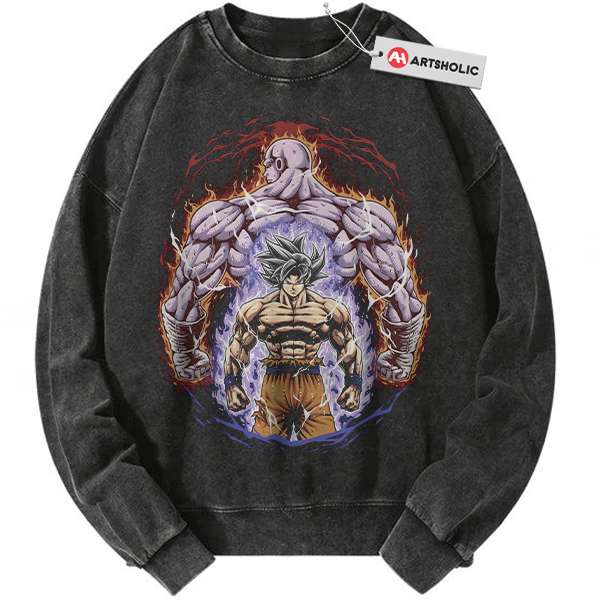 Son Goku vs Jiren Sweatshirt, Dragon Ball Sweatshirt, DBZ Sweatshirt, Anime Sweatshirt, Vintage Sweatshirt
