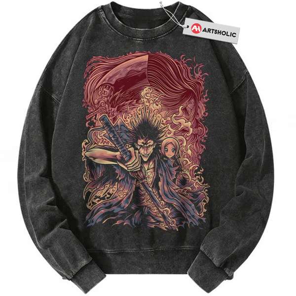 Kenpachi Zaraki vs Yachiru Kusajishi Sweatshirt, Bleach Sweatshirt, Anime Sweatshirt, Vintage Sweater