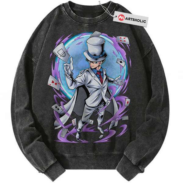 Kaito Kid Sweatshirt, Detective Conan Sweatshirt, Anime Sweatshirt, Vintage Sweatshirt