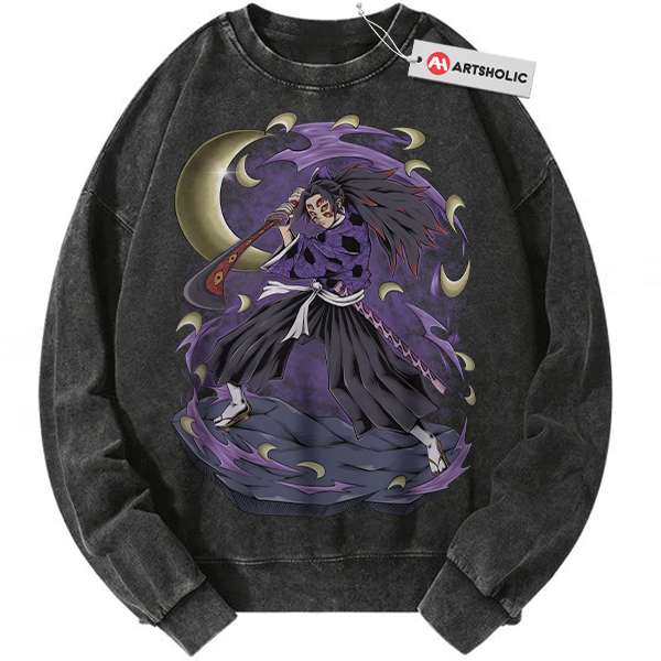 Kokushibo Sweatshirt, Demon Slayer Sweatshirt, Anime Sweatshirt, Vintage Sweatshirt