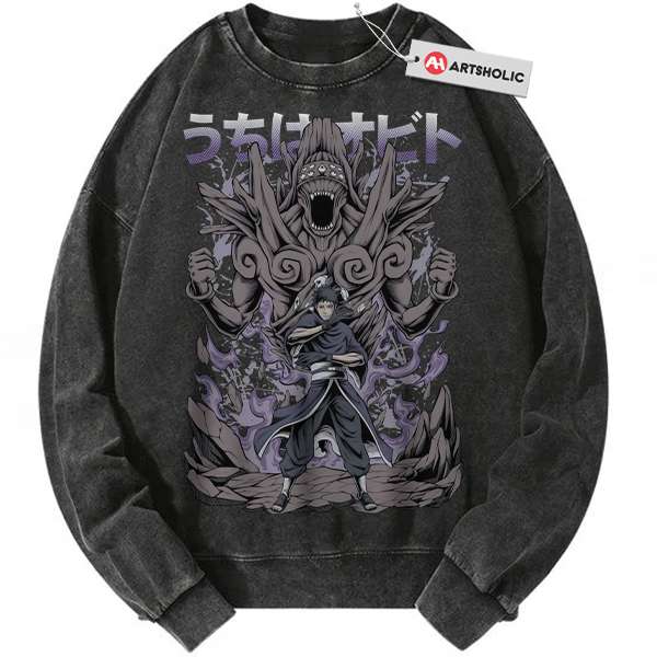 Obito Uchiha Sweatshirt, Naruto Sweatshirt, Anime Sweatshirt, Vintage Sweater