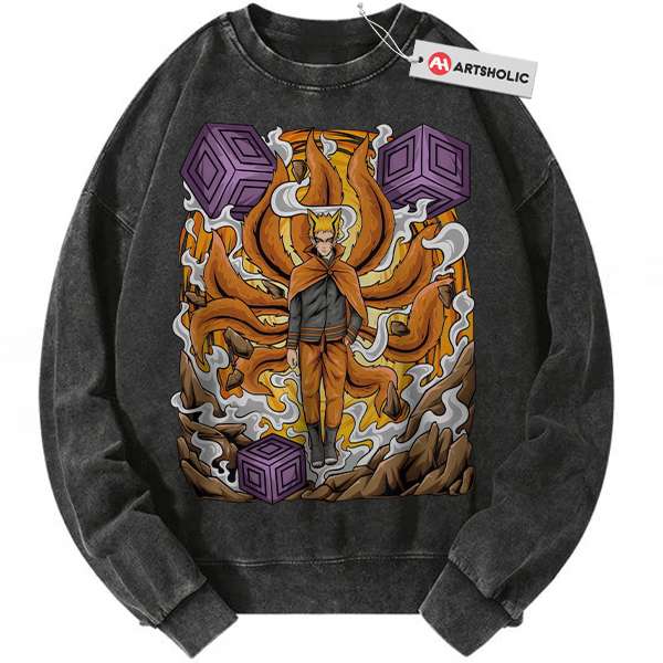 Baryon Mode Naruto Uzumaki Sweatshirt, Anime Sweatshirt, Vintage Sweatshirt