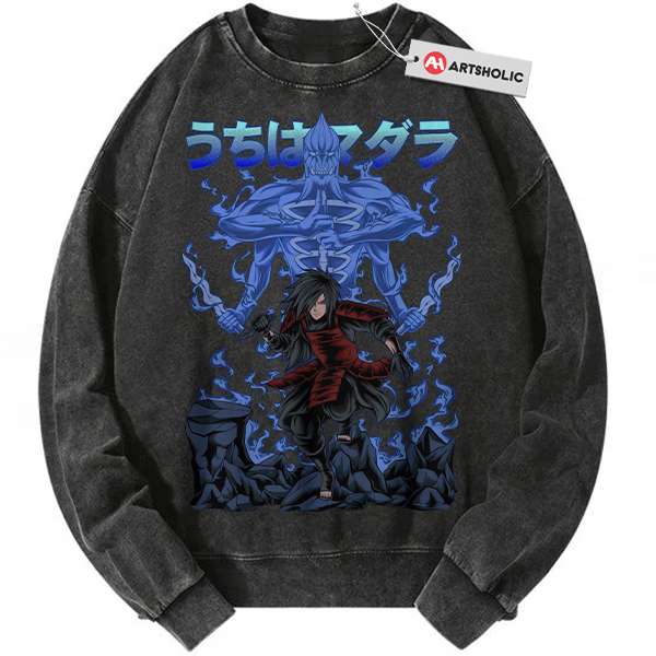 Madara Uchiha Sweatshirt, Naruto Sweatshirt, Anime Sweatshirt, Vintage Sweater