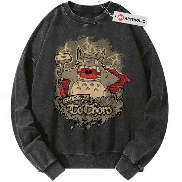 My Neighbor Totoro Sweatshirt, Studio Ghibli Sweatshirt, Anime Sweatshirt, Vintage Sweatshirt