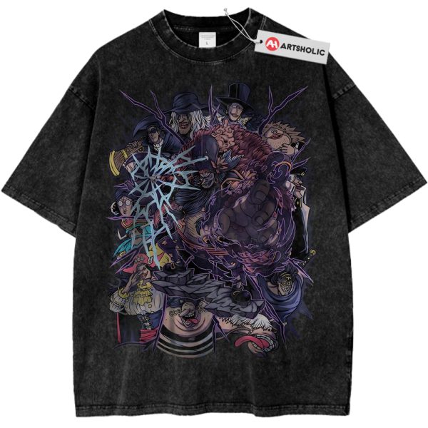 Blackbeard Pirates Shirt, One Piece Shirt, Anime Shirt, Vintage T-Shirt