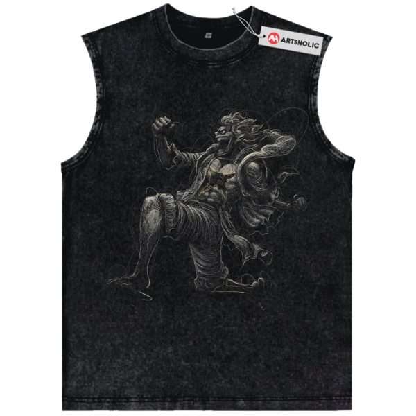 Monkey D Luffy Tank Top, One Piece Tank Top, Anime Tank Top, Vintage Tank Top