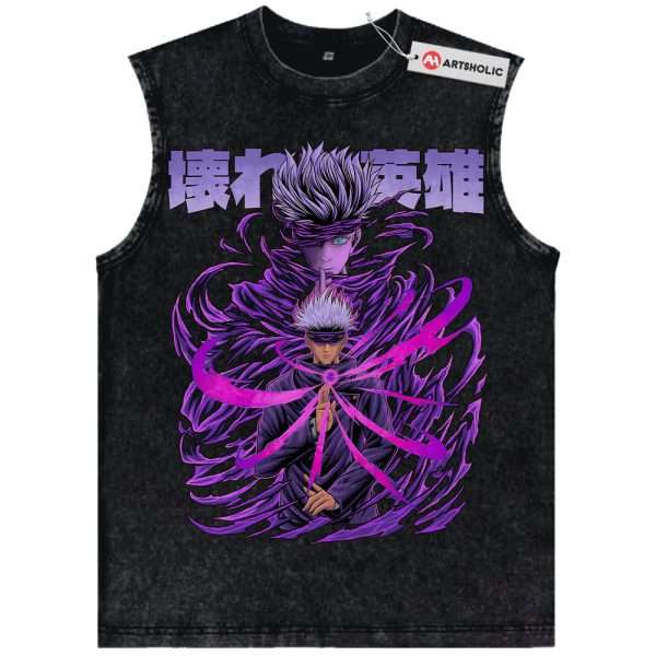 Satoru Gojo Tank Top, Jujutsu Kaisen Tank Top, Anime Tank Top, Vintage Tank Top