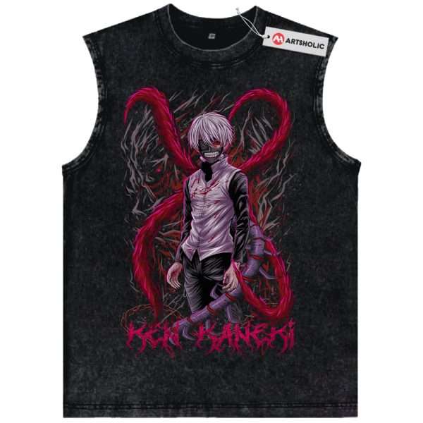 Ken Kaneki Tank Top, Tokyo Ghoul Tank Top, Anime Tank Top, Vintage Tank Top
