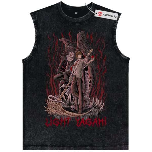 Light Yagami Tank Top, Ryuk Tank Top, Death Note Tank Top, Anime Tank Top, Vintage Tank Top