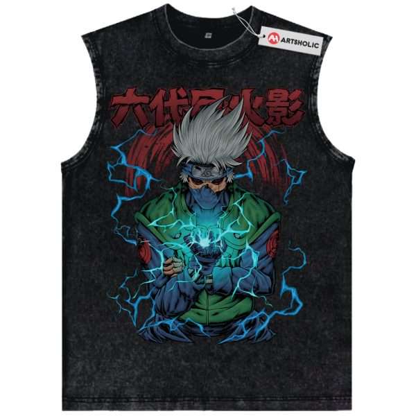 Kakashi Hatake Tank Top, Naruto Tank Top, Anime Tank Top, Vintage Tank Top