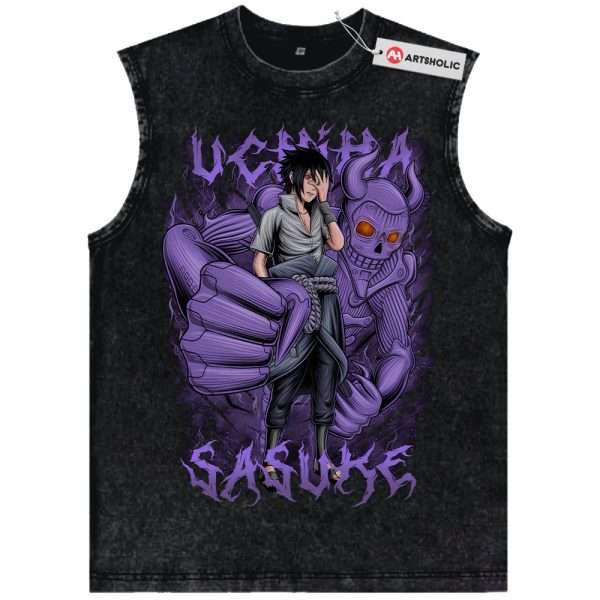 Sasuke Uchiha Tank Top, Naruto Tank Top, Anime Tank Top, Vintage Tank Top