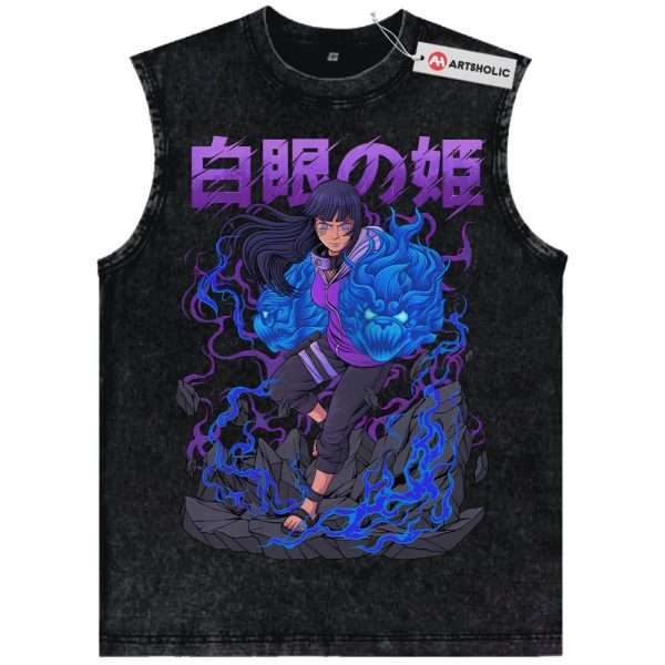 Hinata Hyuga Tank Top, Naruto Tank Top, Anime Tank Top, Vintage Tank Top