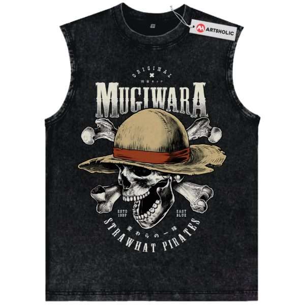 One Piece Tank Top, Anime Tank Top, Vintage Tank Top