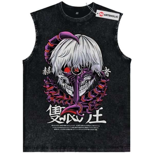 Ken Kaneki Tank Top, Tokyo Ghoul Tank Top, Anime Tank Top, Vintage Tank Top