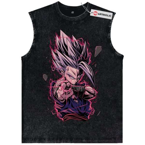 Son Gohan Tank Top, Dragon Ball Z Tank Top, DBZ Tank Top, Anime Tank Top, Vintage Tank Top
