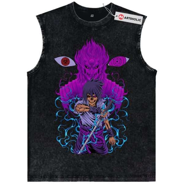 Sasuke Uchiha Tank Top, Naruto Tank Top, Anime Tank Top, Vintage Tank Top