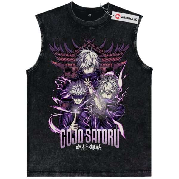 Satoru Gojo Tank Top, Jujutsu Kaisen Tank Top, Anime Tank Top, Vintage Tank Top