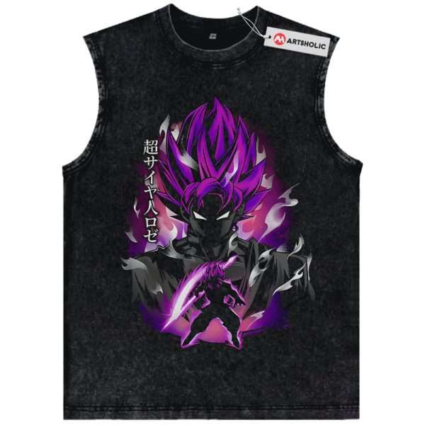 Goku Black Tank Top, Dragon Ball Z Tank Top, DBZ Tank Top, Anime Tank Top, Vintage Tank Top