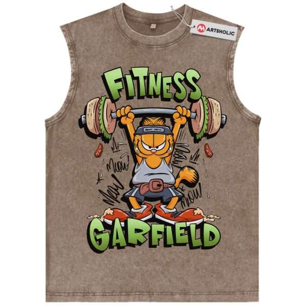 Garfield Tank Top, Animated Tank Top, Vintage Tank Top