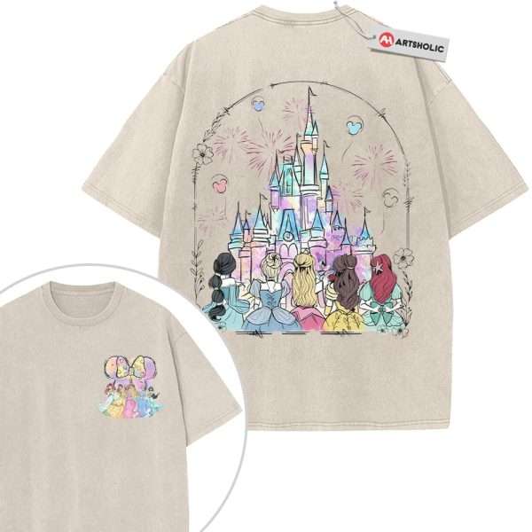 Disney Princess Shirt, Animated Shirt, Vintage T-Shirt 2-Sided