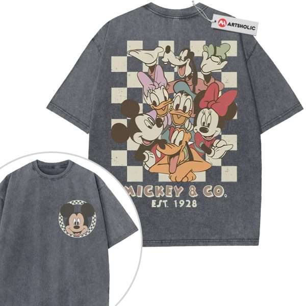 Mickey Mouse Shirt, Donald Duck Shirt, Pluto Shirt, Goofy Shirt, Animated Shirt, Vintage T-Shirt 2-Sided
