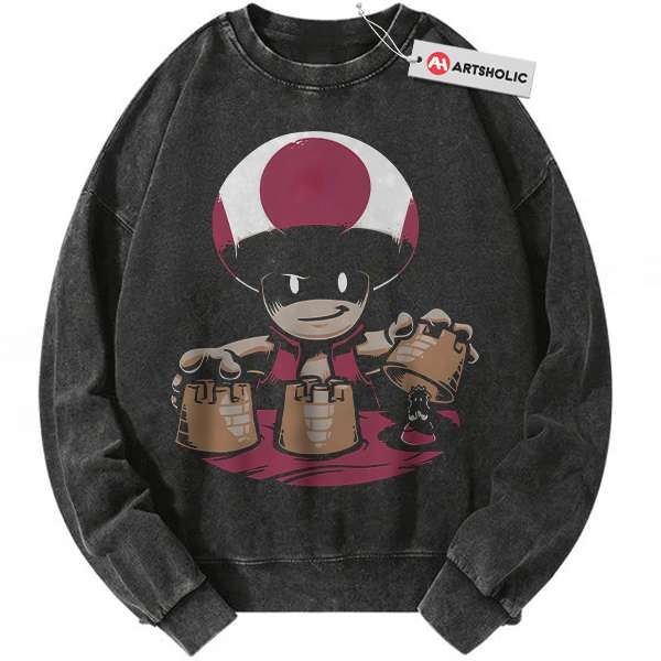 Toad Sweatshirt, Super Mario Sweatshirt, Game Sweatshirt, Vintage Sweater