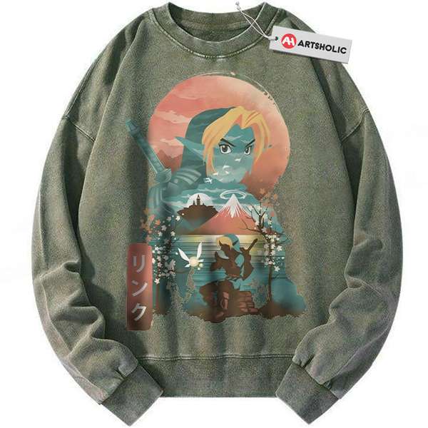 Link Sweatshirt, The Legend of Zelda Sweatshirt, Game Sweatshirt, Vintage Sweatshirt