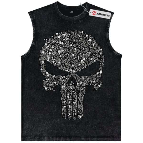 The Punisher Tank Top, Marvel Comics Tank Top, Vintage Tank Top