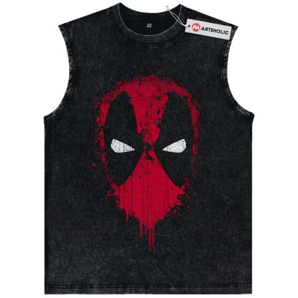 Deadpool Tank Top, Marvel Comics Tank Top, Vintage Tank Top