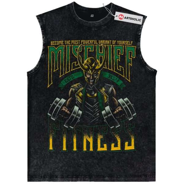 Loki Tank Top, Marvel Comics Tank Top, Vintage Tank Top