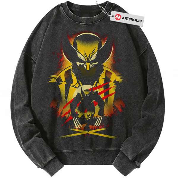 Wolverine Sweatshirt, Marvel Comics Sweatshirt, Vintage Sweater