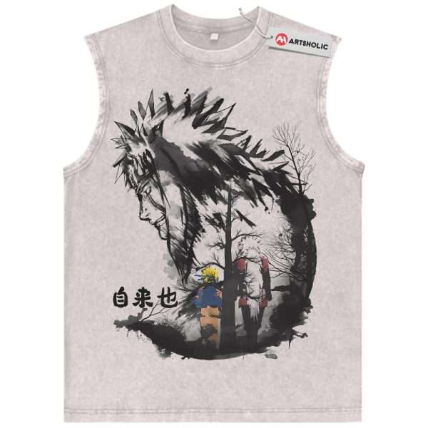 Jiraiya Tank Top, Naruto Tank Top, Anime Tank Top, Vintage Tank Top